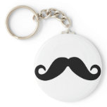 just a mustache keychain