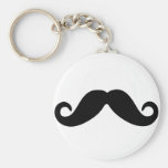 just a mustache keychain