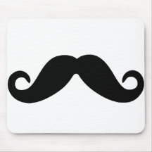 just a mustache mousepad