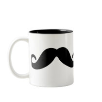 just a mustache mug