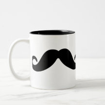 just a mustache mug