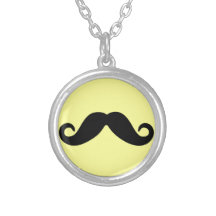 Just a Mustache Pendants