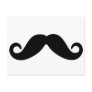 just a mustache postcard