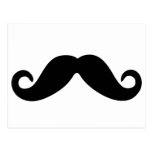just a mustache postcard
