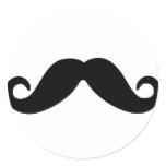 just a mustache sticker