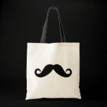 just a mustache tote bag