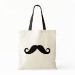 just a mustache tote bag