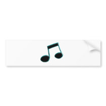 JUST A NOTE (MUSIC) bumper stickers