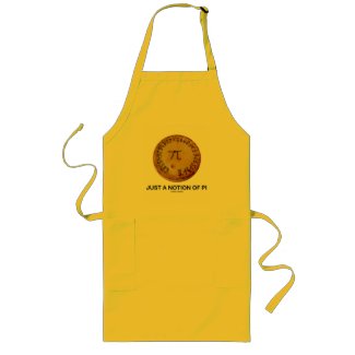 Just A Notion Of Pi (Pi On A Pie) Apron