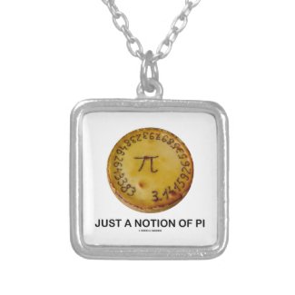 Just A Notion Of Pi (Pi On A Pie) Jewelry