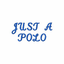 JUST A POLO embroidered shirts