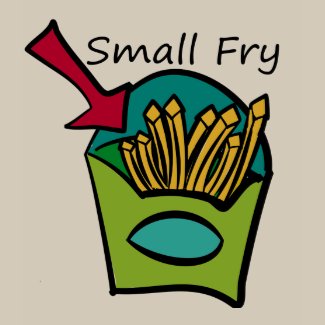 Just a Small Fry Organic Baby Onesie shirt