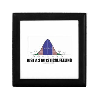 Just A Statistical Feeling (Statistical Humor) Keepsake Box