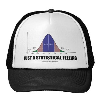 Just A Statistical Feeling (Statistical Humor) Mesh Hat