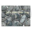 Just A Stone's Throw Away - Card card