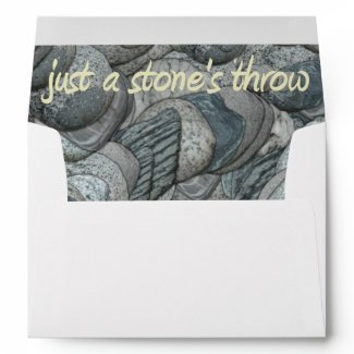 Just A Stone's Throw Envelope envelope