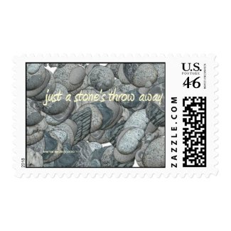 Just A Stone's Throw Postage stamp