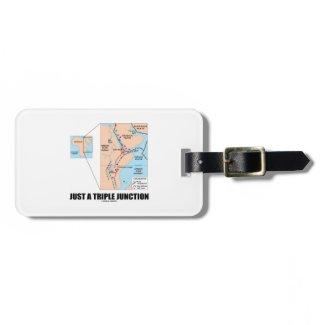 Just A Triple Junction (Afar Triangle) Bag Tag