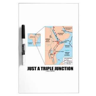 Just A Triple Junction (Afar Triangle) Dry-Erase Whiteboards