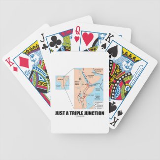 Just A Triple Junction (Afar Triangle) Bicycle Poker Cards