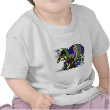 Just A Wild Pony Abstract Horse Modernism Art Shirts