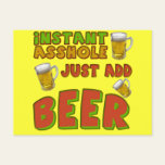 Just Add Beer T-shirts Gifts Postcards