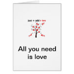 Just Add Love Card