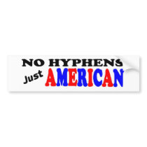JUST AMERICAN bumper stickers