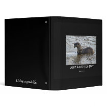 Just an Otter Day Binder by HANDPRINTS Just an Otter Day Binder