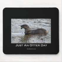 Just an Otter Day Gifts mousepads by HANDPRINTS Just an Otter Day Gifts mousepads