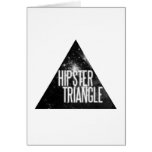 Just Another Hipster Triangle Greeting Cards