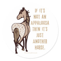 Just Another Horse stickers by PaintingPony Just Another Horse stickers