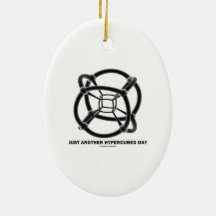 Just Another Hypercubed Day (4-D Polytope) Ornaments
