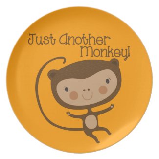 Just Another Monkey Party Plates