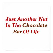 Just Another Nut In The Chocolate Bar Of Life posters