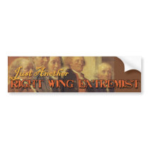 Just Another Right Wing Extremist bumper stickers