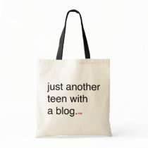 just another teen with a blog tote bag bags