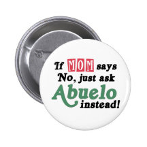 Just Ask Abuelo Pins