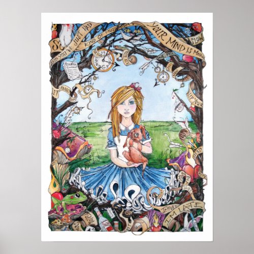 JUST ASK ALICE print