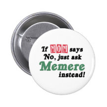 Just Ask Memere Pin