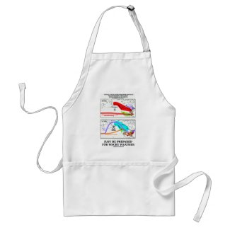 Just Be Prepared For Wacky Weather apron