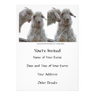 Just Be Yourself Goats Personalized Invites