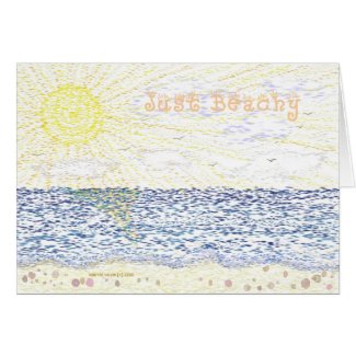 Just Beachy - Card card