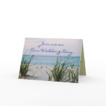 Just Beachy Wedding Invitation Greeting Card