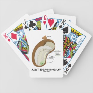 Just Bean Me Up (Bean Diagram) Bicycle Poker Cards