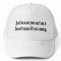 JUST BECAUSE CUSTOMIZABLE hats and caps by burntright JUST BECAUSE CUSTOMIZABLE hats and caps