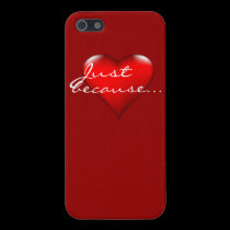 Just because heart experessions iphone cases