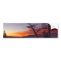 Just Before Sunrise At Bryce Canyon National Park bumper stickers by lifesphere Just Before Sunrise At Bryce Canyon National Park bumper stickers