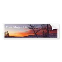 Just Before Sunrise At Bryce Canyon National Park bumper stickers by lifesphere Just Before Sunrise At Bryce Canyon National Park bumper stickers