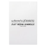 Just Being Symbolic (Sherlock Holmes) Stationery Design
